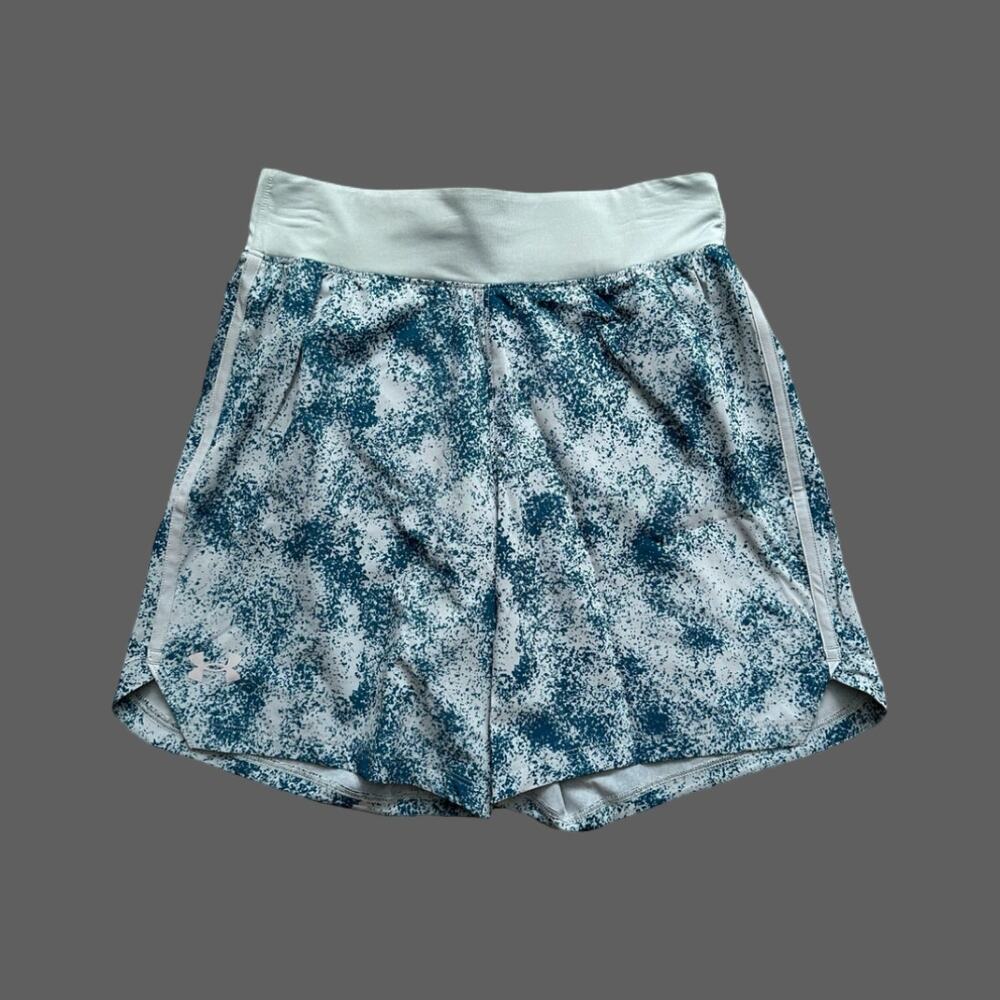 Under Armour UA 7 Inch SpeedPocket Running Shorts Blue L